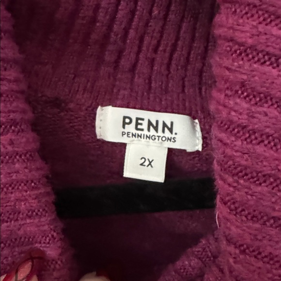 Penningtons Deep purple Cowl Neck Sweater - Picture 2 of 2